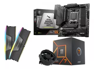 Kit Actualizacion Ryzen 7 7700,32gb Ddr5, Msi B650m Mortar