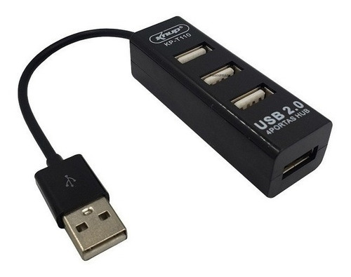 Hub Usb 2.0 4 Portas Kp-t110 - Knup