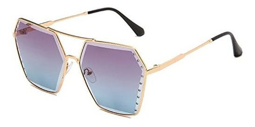 Genérico Retro Hipster Hexagon Small Sunglasss  8y97k