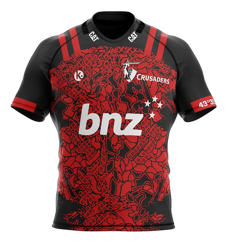 Camiseta Rugby Kapho Crusaders Territory Super Rugby Adultos