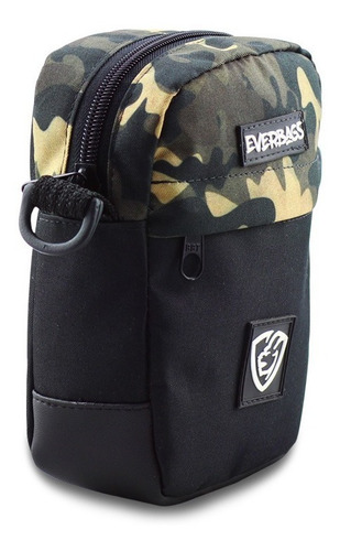 Imagem 6 de 9 de Bolsa Pochet Necessaire Shoulder Bag Everbags Combate Camu