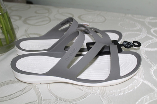 Crocs Sandalias De Mujer Swiftwater - Talla Us W7 = 37/38
