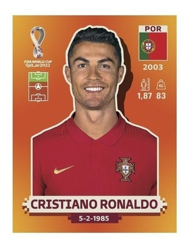 Figurita // Cristiano Ronaldo // Mundial Qatar 2022 