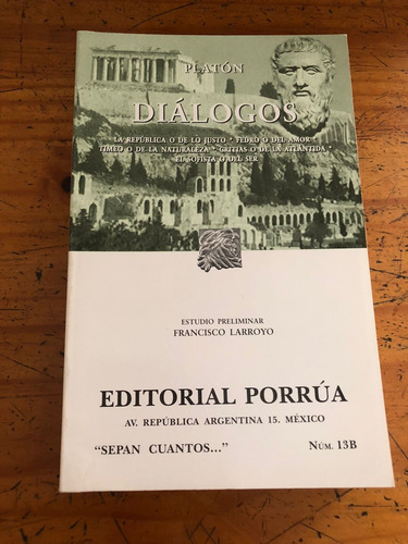 Diálogos - Platón - Editorial Porrúa - Núm 13b