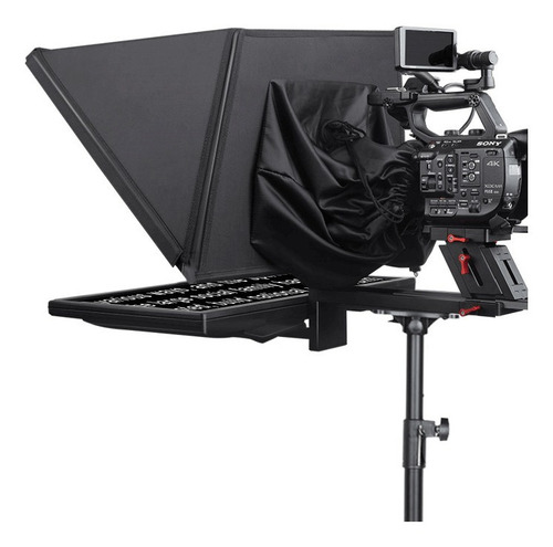 Teleprompter Broadcast Desview 21.5' Espelho Óptico Hd