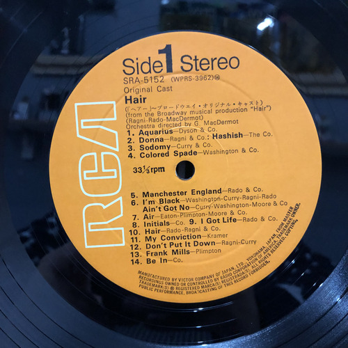 Coletânea - Hair - The Original Broadway Cast Recording Lp (Usado)