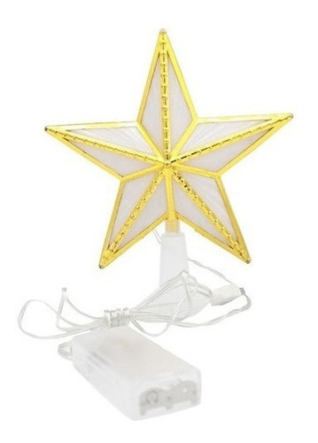 Estrella De Navidad Led Usb/baterias 15cm