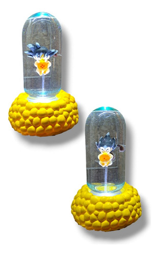 2 Lamparas Goku Y Vegeta Con Esfera, Dragon Ball, Infinity