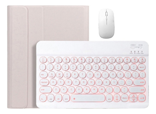 Funda+teclado Retro Iluminado+mouse Para iPad 9.7'' 5th 6th