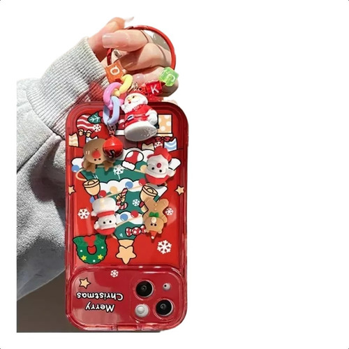 Funda Para Teléfono Móvil Decorada Con Árbol De Navidad13.14