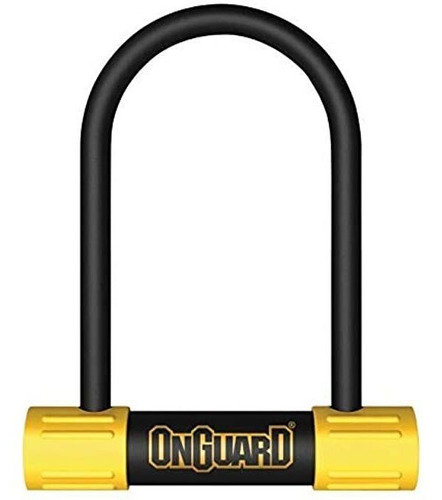 Onguard Bulldog Grillete Lock - Negro, 3.5 X 5.5 X 1.6 in