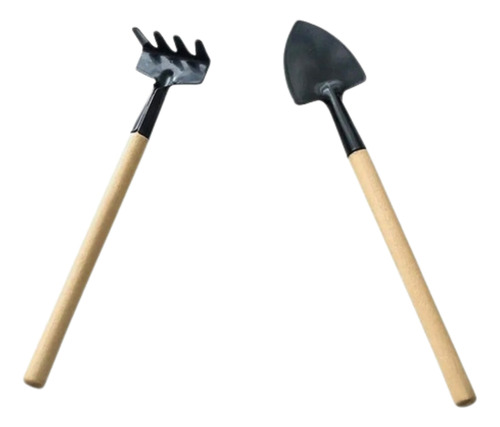 Set X2 Mini Palita + Rastrillo Jardineria Plantas Masetas