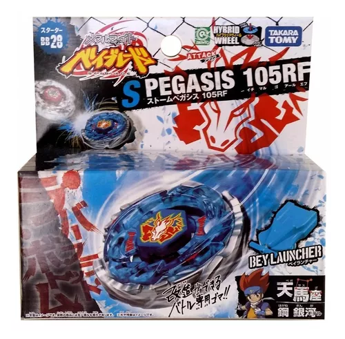 Beyblade Ferro Original Barato Rapidity 2 Pontas S Lançador