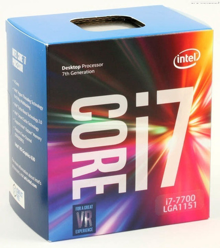 Procesador Intel Core I7-7700, 3.60 Ghz, 8 Mb Caché L3, Lga1