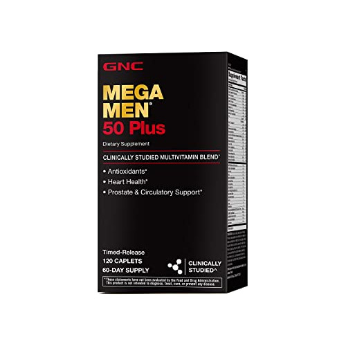 Gnc Mega Men 50 Plus Multivitamin - 60 K5pln