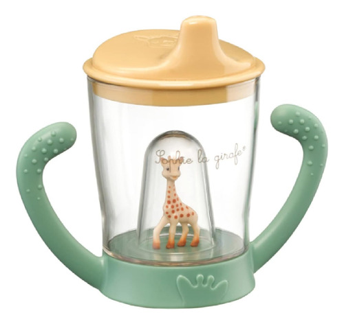 Vaso De Plástico Pastel Sophie La Girafe Con Forma De Mascot