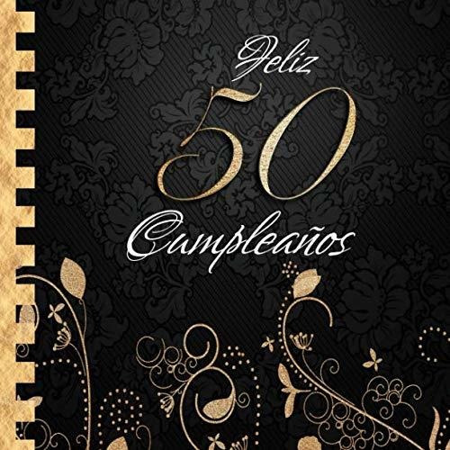 Libro : Feliz 50 Cumpleaños Libro De Visitas I Elegante...