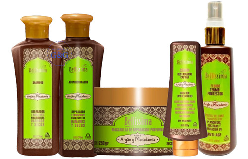 Bellissima Kit Argan Y Macadamia Completó