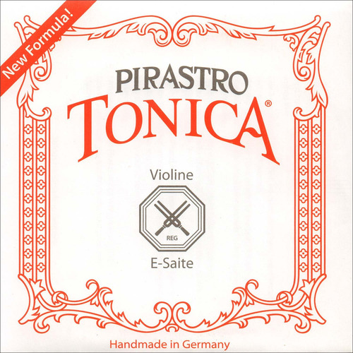 Pirastro Tonica 1 2   3 4 Violin E Cadena Acero Grosor Medio