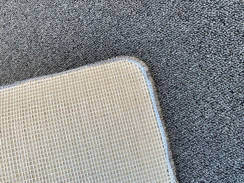 Alfombra Carpeta Gris Medio 100x150 Cm Kreatex