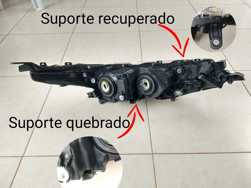 Farol Esquerdo C/ Led Corolla Gli Upper / Xei 2018 A 2019 (Recondicionado)