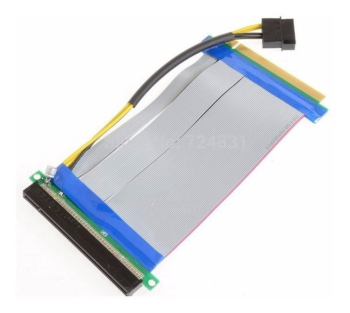 Cabo Extensor Riser Card Pci-e 16x Molex 19cm - Realengo