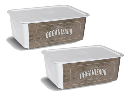 Caja Organizadora Fashion Deco N.3 C/tapa X 2 U Colombraro