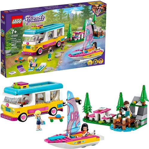 Lego Friends Forest Camper Van And Sailboat 41681