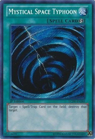 Yugioh! Mystical Space Typhoon - Lcjw (secret Rare)