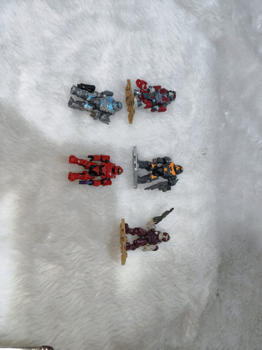 Cinco Figuras Mega Block Halo 6 Halo (Usado)