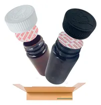 Comprar 100 Frascos Pastilleros 110 Ml Ambar Con Tapa De Seguridad