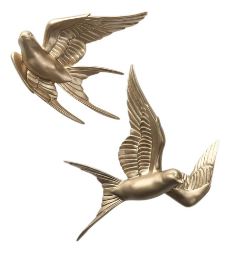 Adornos De Pájaros Para Decoración Exterior, 2 Piezas