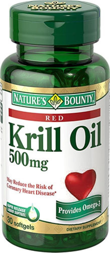 La Generosidad De La Naturaleza Rojo Aceite De Krill 500 Mg