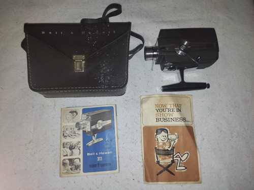 Camara De Video Vintage Bell & Howell 311 Super 8 Camera 