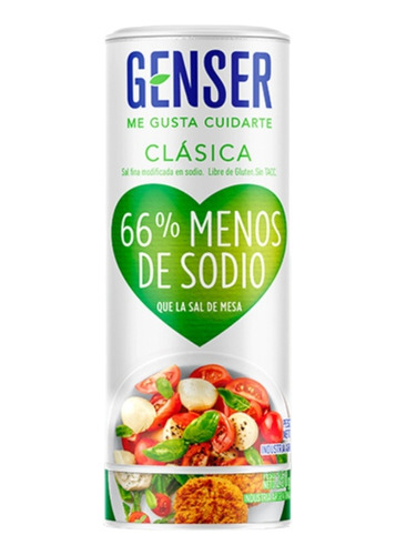  Sal Genser Clásica Menos Sodio En Salero De 300g Pack 3u