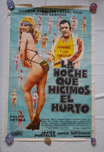 Poster Afiche Cine Pelicula La Noche Que Hicimos El Hurto