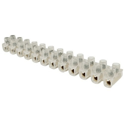 Conector Barra Borne Mod. Sindal 2,5mm Múltiplos - 10un Branco