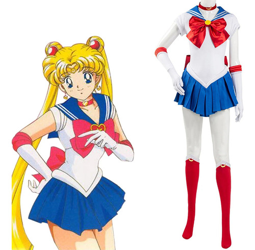 Disfraz De Cosplay De Sailor Moon Para Mujer Y Niña, Accesor