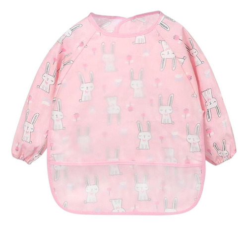 Baberos Impermeables Para Bebés Con Mangas Art Smock Con