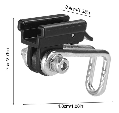 Soporte De Horquilla Para Faro De Bicicleta Soporte Antidesl