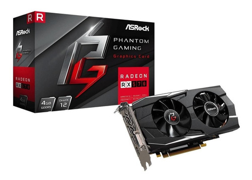 Placa de video AMD ASRock  Phantom Gaming D Radeon RX 500 Series RX 570 PHANTOM GDR RX570 4G 4GB