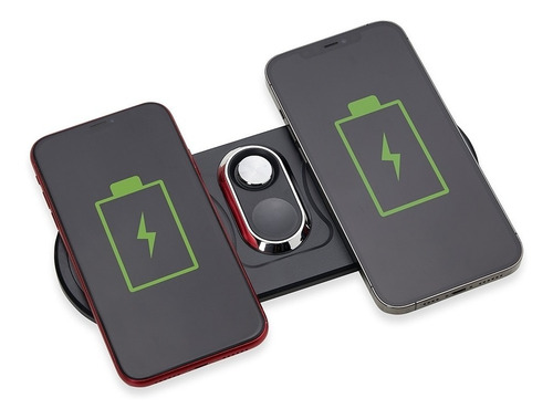 Imagem 3 de 7 de Base Dual Indução Para Celulares E Iwatch