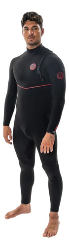 Long John Rip Curl Flashbomb Fusion 3/2 Zip Free Black