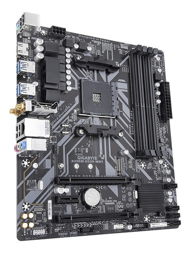 Imagen 4 de 5 de Motherboard B450m Ds3h Wifi Gigabyte Am4 Ryzen