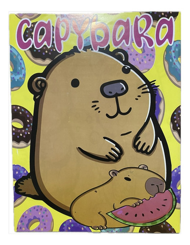 Capibara 20 Libros Didácticos Libro Para Colorear Capybara