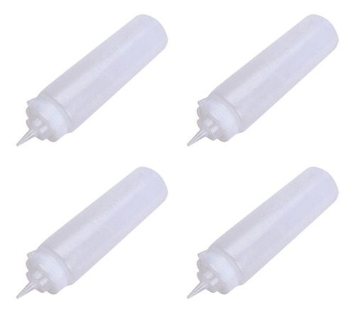 Botellas Exprimibles De Plástico Blanco Transparente Para Sa