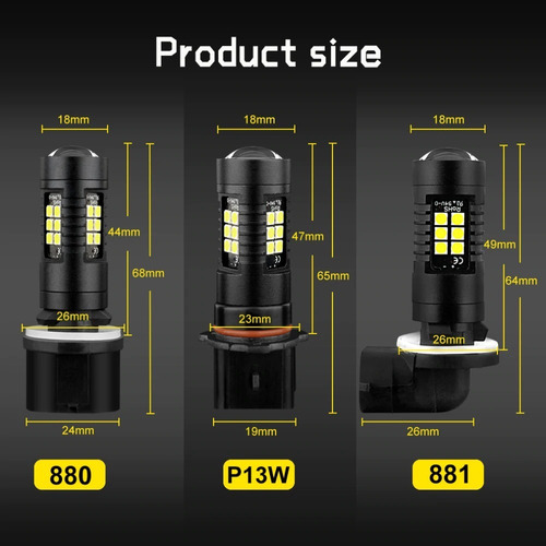 Kit Led Canbus H27/880