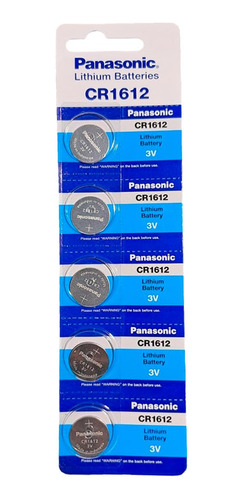  Panasonic Cr1612 X 5 Und / Crisol Tecno 