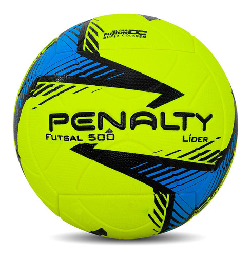 Bola Futsal Líder Xxiv Amarelo, Azul e Preto Penalty