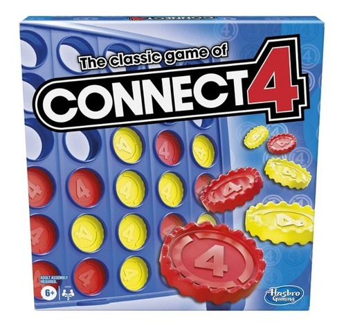 Juego De Mesa Connnect 4 Clásico Hasbro 4 En Linea